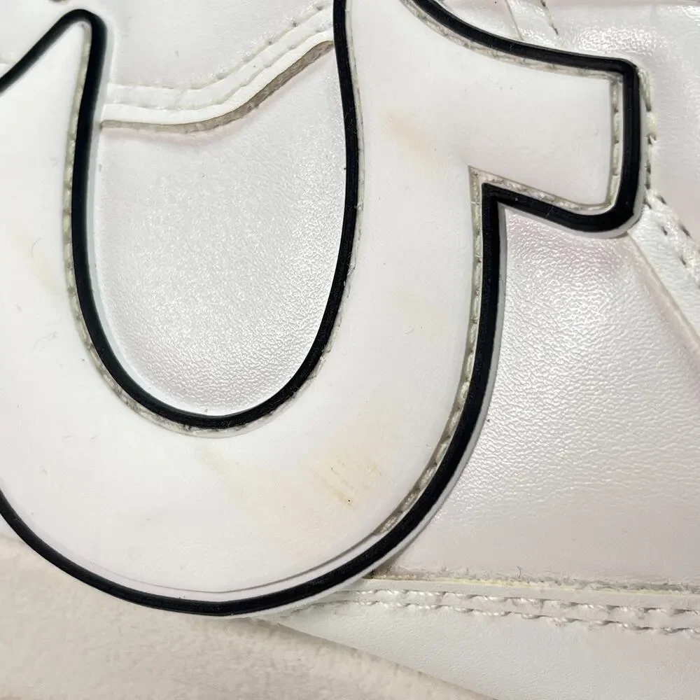 True Religion Stashaus White Low Top Casual Lifestyle Sneakers Women's Size 8